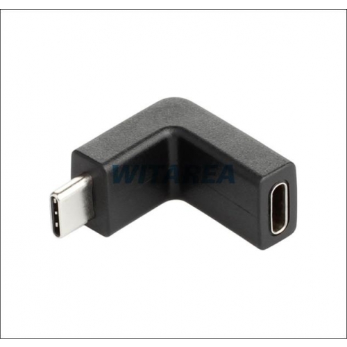 USB C/M TO USB C/F Up and Down 90 Degree Angled Extension Adapter