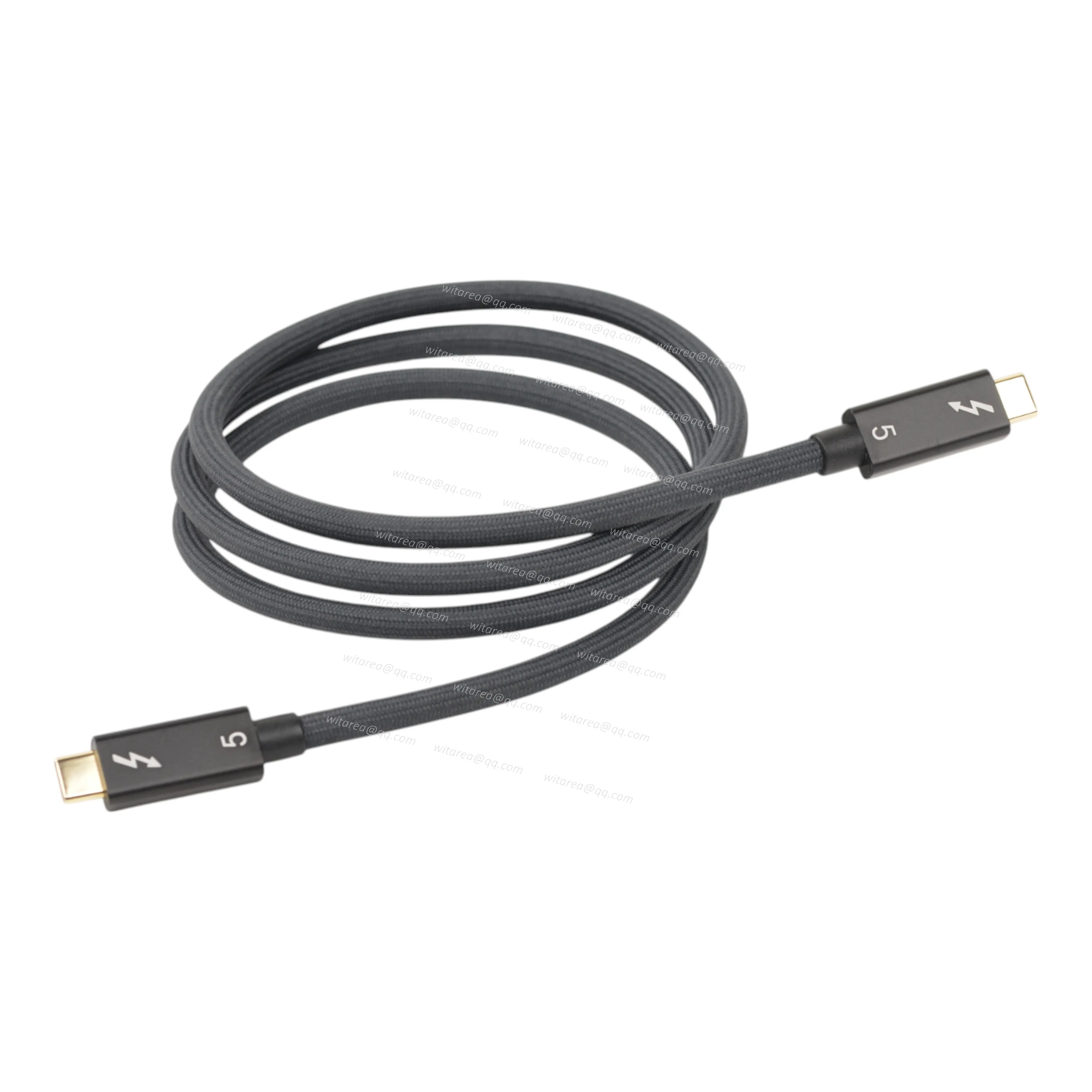 USB C TB5 Cable 40/80Gbps flex Cable
