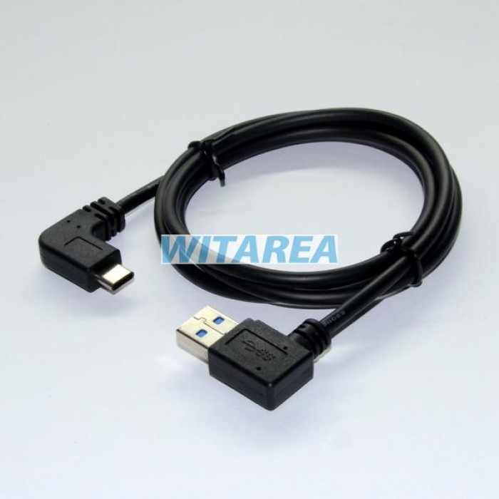 USB Type C 90° degree left angled cables