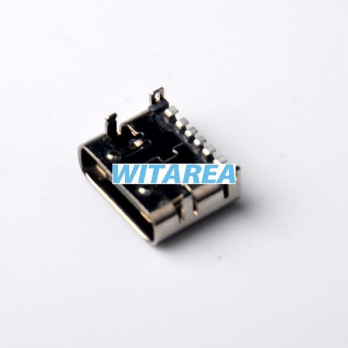 6PIN surface mount SMT USB Type-C receptacle