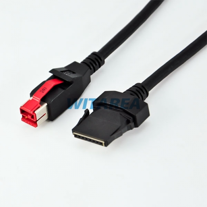 Professional custom 5v,12v,24v powered usb cable,custom PoweredUSB
