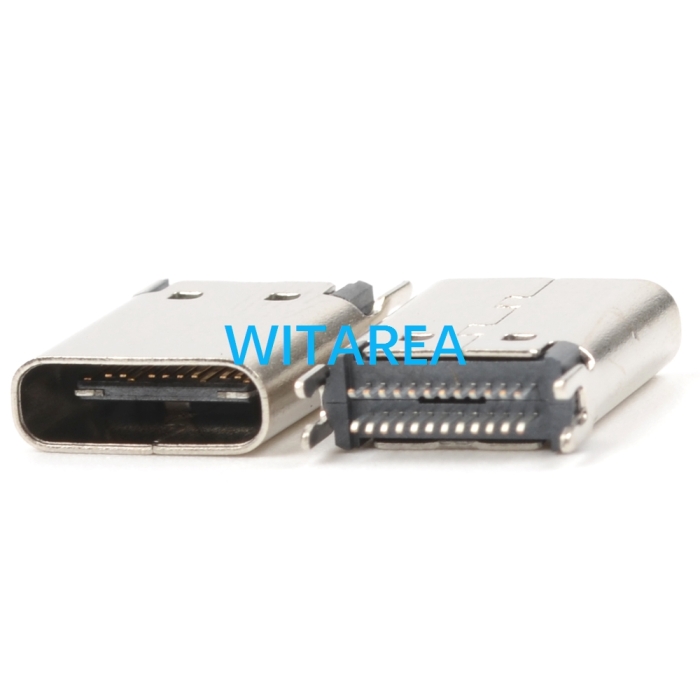 夹板插板安装 USB C Type C 母头 ,H=9.25mm,L=11mm